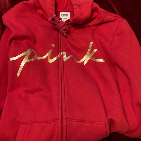 PINK- red M jacket - Picture 1 of 1